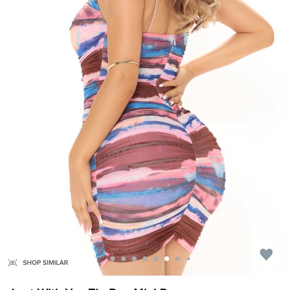 Lost With You Tie Die Mini Dress - Picture 3 of 6